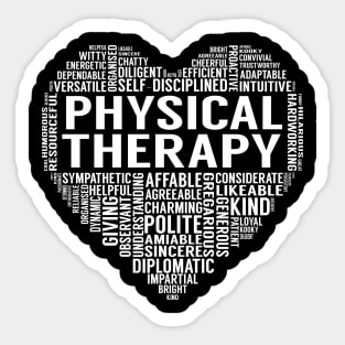 Physical Therapy Heart Sticker